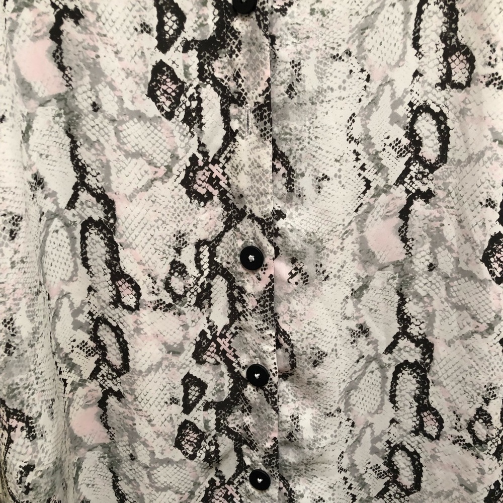 Laundry By Shelli Segal Snake Python Print Button… - image 5